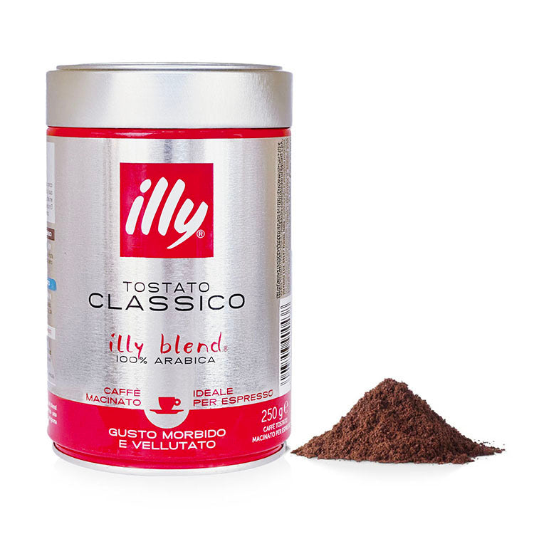 Illy Ground Classico Medium Roast Coffee (Espresso Machine)
