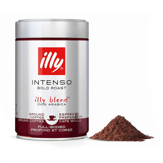 Illy Ground Coffee Intenso Roast Coffee Powder (for coffee machines)