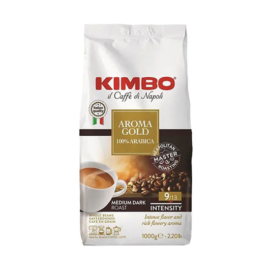 Kimbo Gold Aroma 100% Arabica Coffee Beans 1 KG